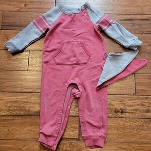 Baby Gap Boy's Romper & Bib Set, 18-24 M